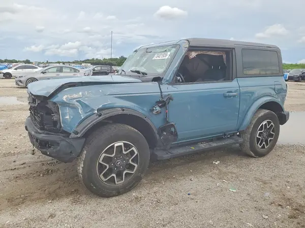 1FMDE5AP2NLB62256 — 2022 Ford Bronco, Опрокидывание (Rollover), фото до ремонта