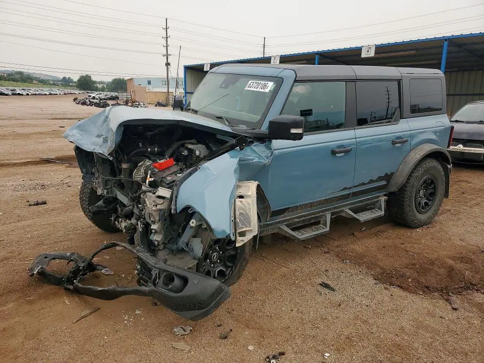 1FMEE5DP5PLB45986 Ford Bronco 2023 — повреждение Передняя часть, фото до ремонта