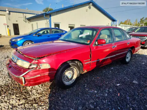 2FALP74W3SX150288 — 1995 Ford Crown Victoria, Передняя часть, фото до ремонта