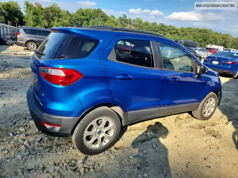 2019 Ford Ecosport Se VIN MAJ3S2GE6KC303750 фото 3