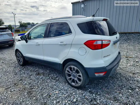 2019 Ford Ecosport Titanium VIN MAJ3S2KE6KC306249 фото 2