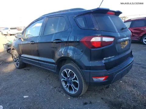 MAJ6S3JL2LC325868 — 2020 Ford Ecosport, фото 2 с аукциона Copart, Передняя часть