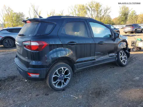 MAJ6S3JL2LC325868 — 2020 Ford Ecosport, фото 3 с аукциона Copart, Передняя часть