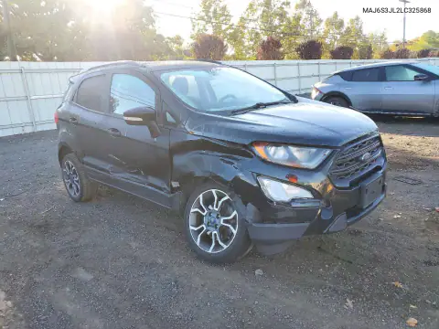 MAJ6S3JL2LC325868 — 2020 Ford Ecosport, фото 4 с аукциона Copart, Передняя часть