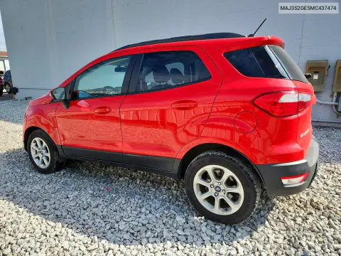 2021 Ford Ecosport Se VIN MAJ3S2GE5MC437474 фото 2