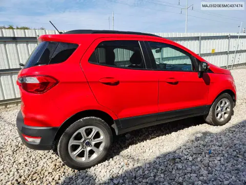 2021 Ford Ecosport Se VIN MAJ3S2GE5MC437474 фото 3