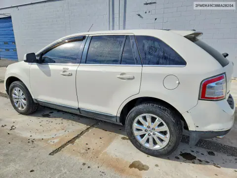 2008 Ford Edge Limited VIN 2FMDK49C38BA28204 фото 2