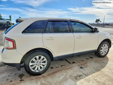 2008 Ford Edge Limited VIN 2FMDK49C38BA28204 фото 3