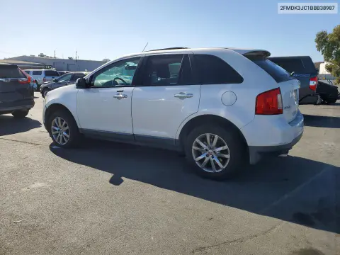 2011 Ford Edge Sel VIN 2FMDK3JC1BBB38987 фото 2