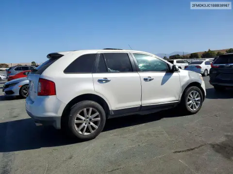 2011 Ford Edge Sel VIN 2FMDK3JC1BBB38987 фото 3