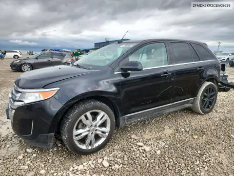 2FMDK3K92CBA08639 — 2012 Ford EDGE, Задняя часть, фото до ремонта