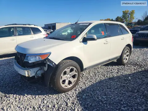 2FMDK4JC1CBA90107 — 2012 Ford EDGE, Передняя часть, фото до ремонта