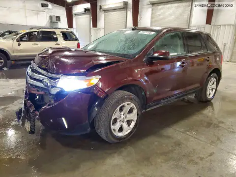 2FMDK4JCXCBA60040 — 2012 Ford EDGE, Передняя часть, фото до ремонта