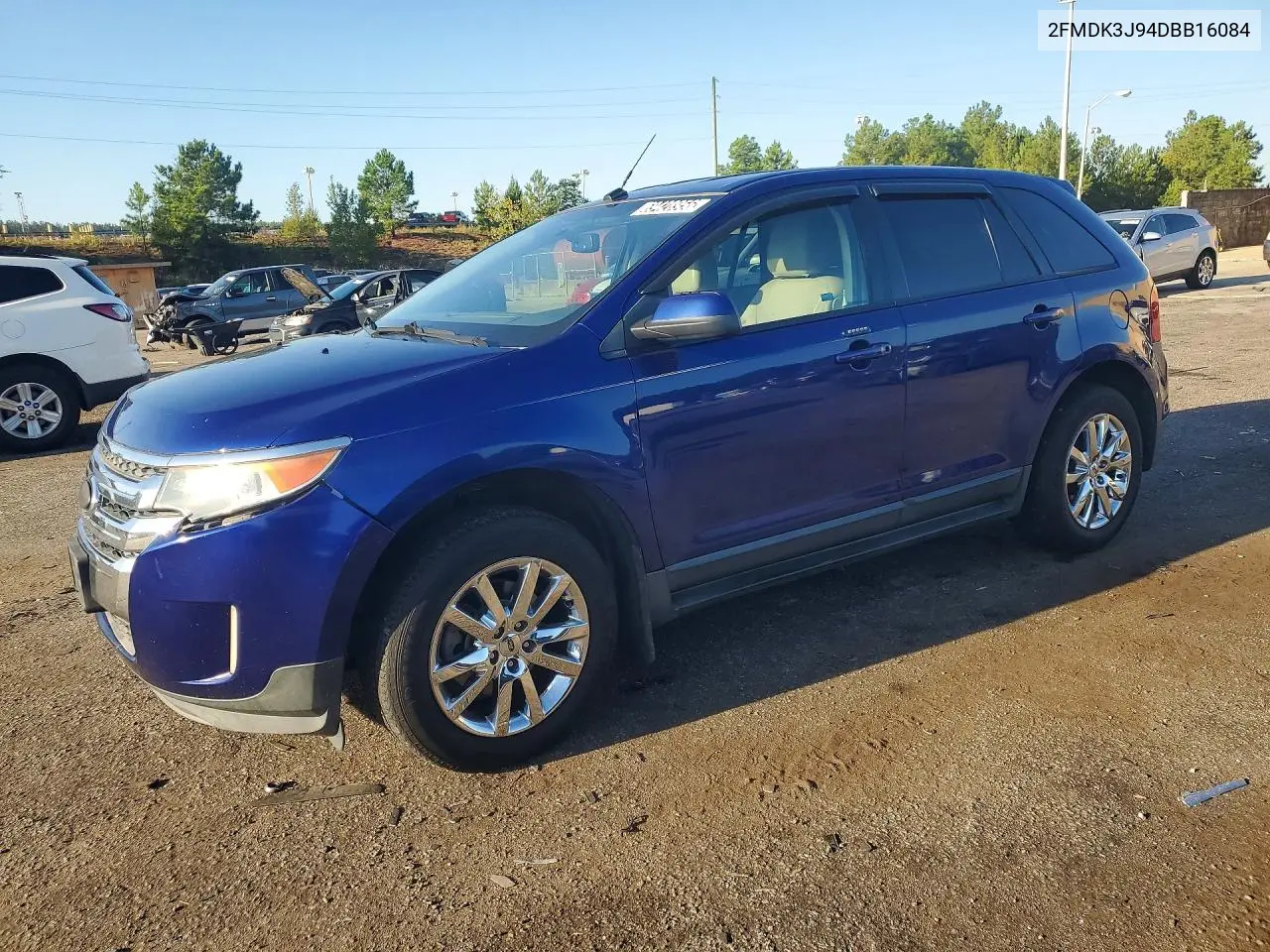2013 Ford Edge Sel VIN 2FMDK3J94DBB16084 фото 1