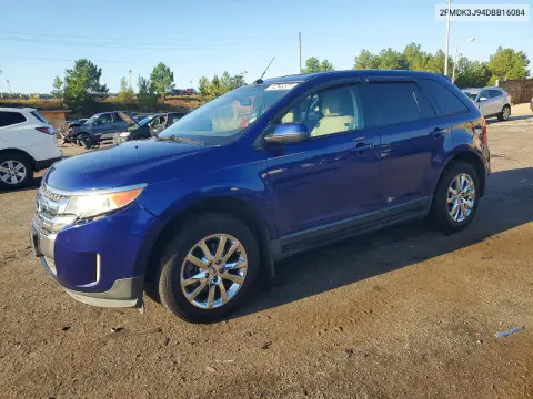 2FMDK3J94DBB16084 — 2013 Ford EDGE, Передняя часть, фото до ремонта