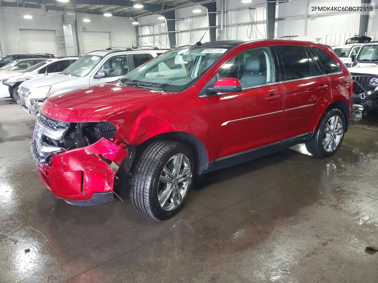2013 Ford Edge Limited VIN 2FMDK4KC6DBC72515 фото 1