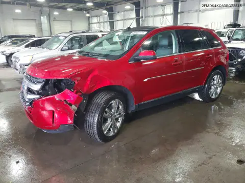 2013 Ford Edge Limited VIN 2FMDK4KC6DBC72515 фото 1