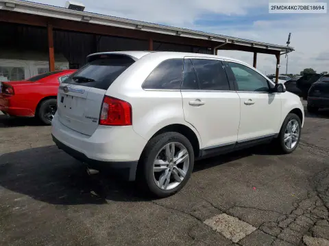 2013 Ford Edge Limited VIN 2FMDK4KC7DBE18694 фото 3
