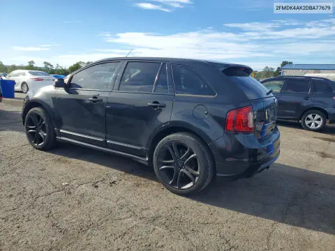 2013 Ford Edge Sport VIN 2FMDK4AK2DBA77679 фото 2