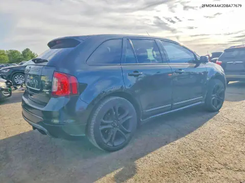 2013 Ford Edge Sport VIN 2FMDK4AK2DBA77679 фото 3
