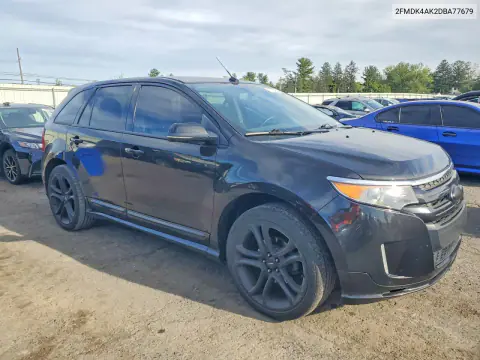 2013 Ford Edge Sport VIN 2FMDK4AK2DBA77679 фото 4