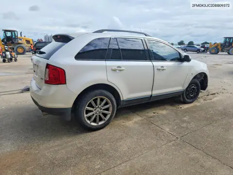 2013 Ford Edge Sel VIN 2FMDK3JC2DBB09372 фото 3