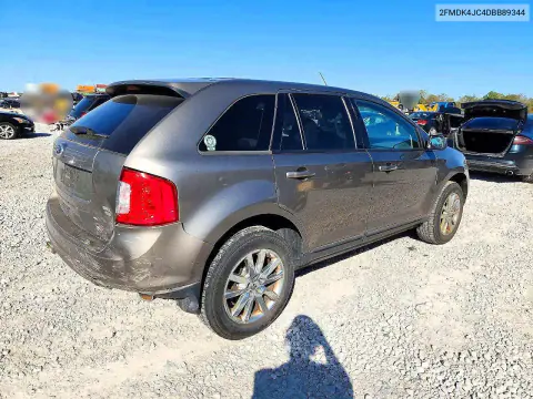 2013 Ford Edge Sel VIN 2FMDK4JC4DBB89344 фото 3