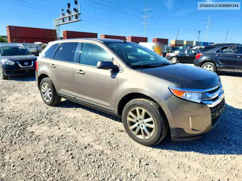 2013 Ford Edge Sel VIN 2FMDK4JC4DBB89344 фото 4