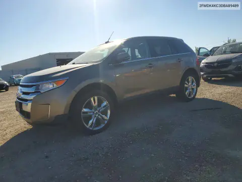 2FMDK4KC3DBA89489 — 2013 Ford EDGE, Подтопление, фото до ремонта