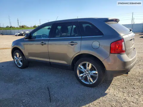 2013 Ford Edge Limited VIN 2FMDK4KC3DBA89489 фото 2