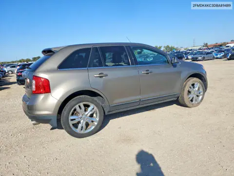 2013 Ford Edge Limited VIN 2FMDK4KC3DBA89489 фото 3