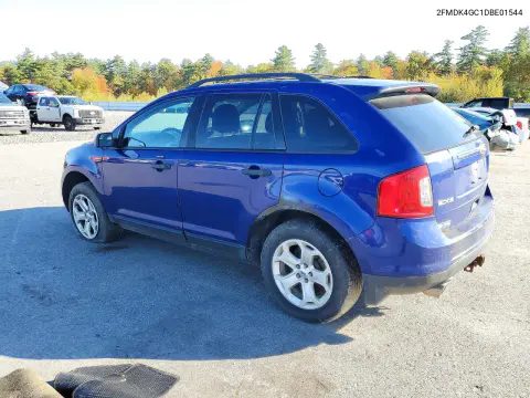 2013 Ford Edge Se VIN 2FMDK4GC1DBE01544 фото 2
