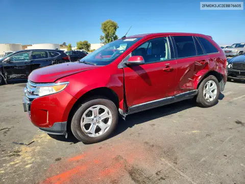 2FMDK3JC2EBB76605 — 2014 Ford EDGE, Сторона, фото до ремонта