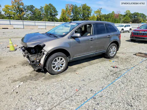 2FMDK3JC9EBA14762 — 2014 Ford EDGE, Передняя часть, фото до ремонта