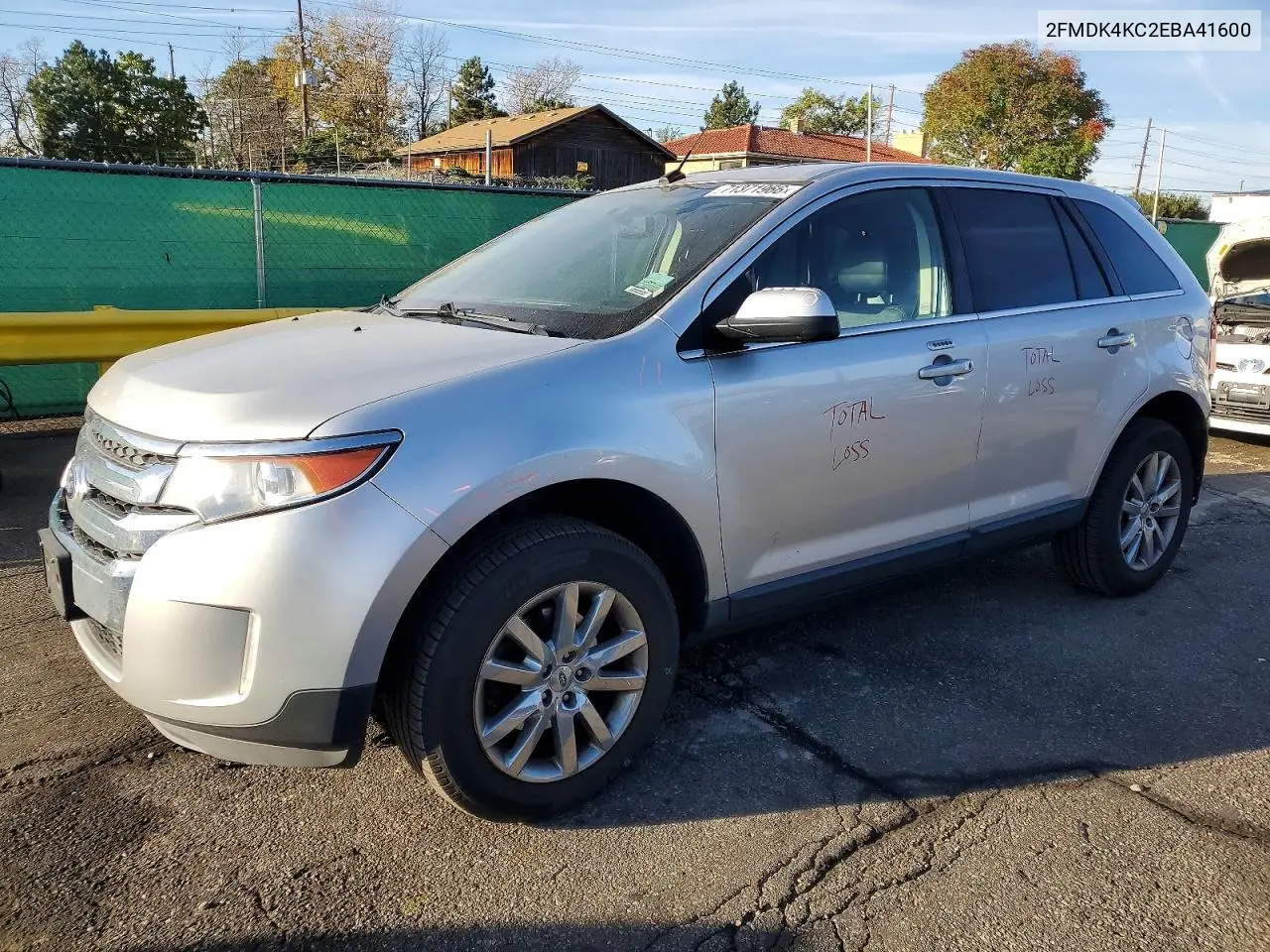 2014 Ford Edge Limited VIN 2FMDK4KC2EBA41600 фото 1