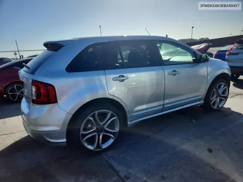 2014 Ford Edge Sport VIN 2FMDK3AK3EBA50437 фото 3