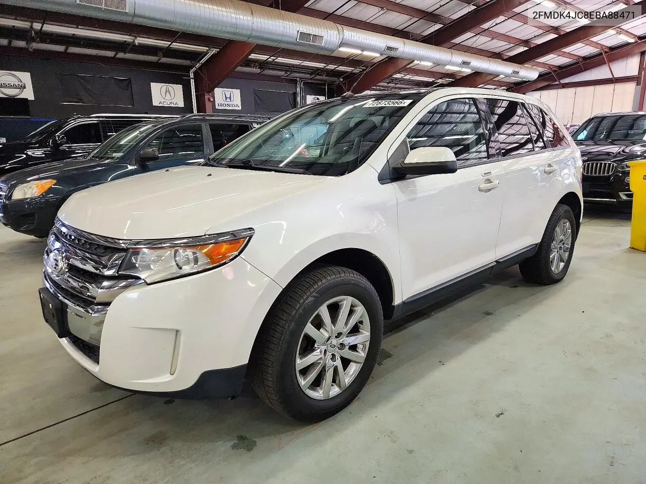 2014 Ford Edge Sel VIN 2FMDK4JC8EBA88471 фото 1