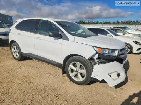 2015 Ford Edge Se VIN 2FMTK4G85FBB69119 фото 4