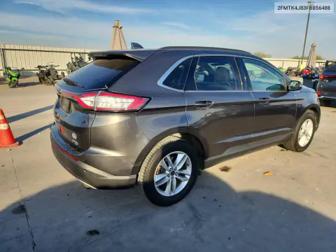 2015 Ford Edge Sel VIN 2FMTK4J83FBB56488 фото 3