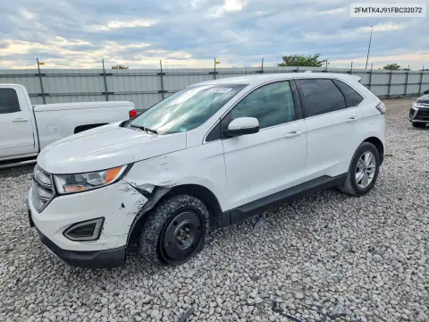 2FMTK4J91FBC32072 — 2015 Ford EDGE, Передняя часть, фото до ремонта