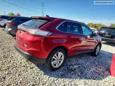 2FMTK4J83FBC19699 — 2015 Ford EDGE, фото 3 с аукциона Copart 22.10.2026, Передняя часть