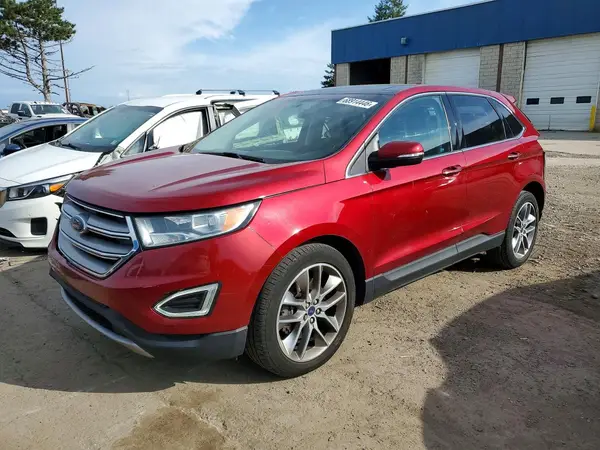 2FMPK4K8XGBB10710 — 2016 Ford EDGE, Задняя часть (Rear End), фото до ремонта