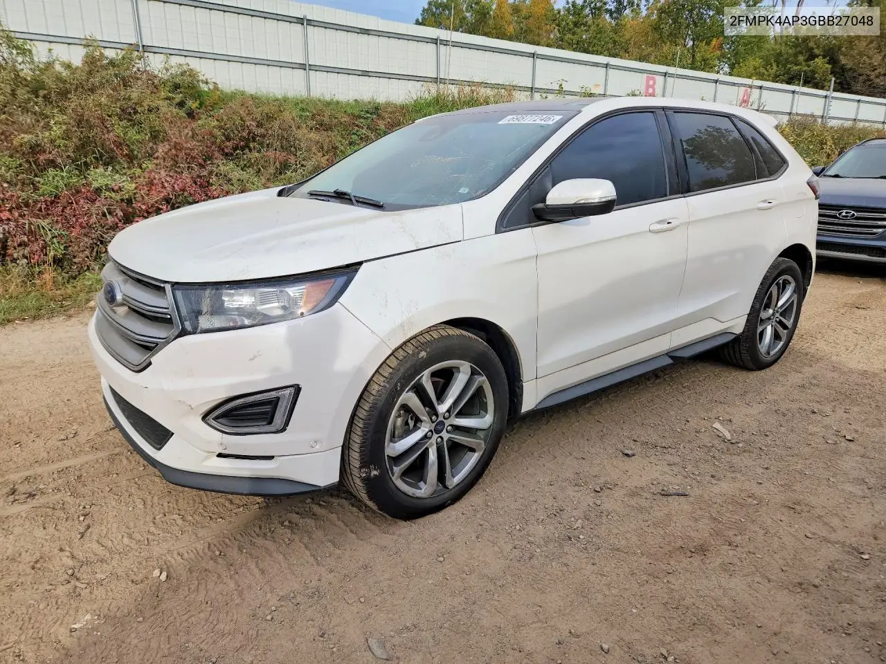 2016 Ford Edge Sport VIN 2FMPK4AP3GBB27048 фото 1