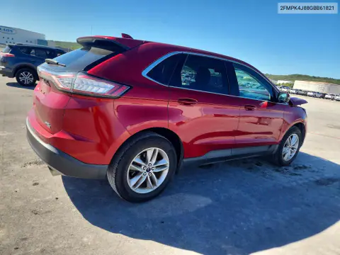 2016 Ford Edge Sel VIN 2FMPK4J88GBB61821 фото 3