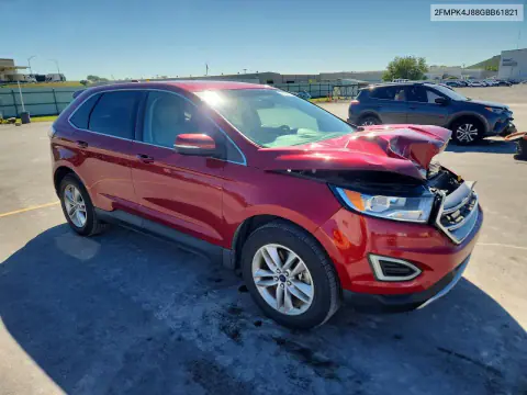 2016 Ford Edge Sel VIN 2FMPK4J88GBB61821 фото 4