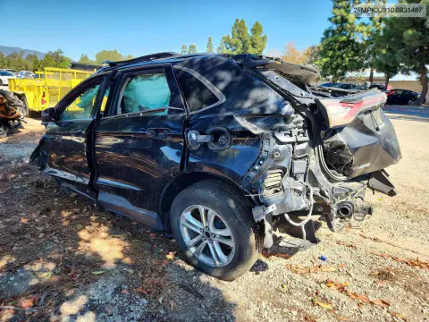 2016 Ford Edge Sel VIN 2FMPK3J81GBB31487 фото 2