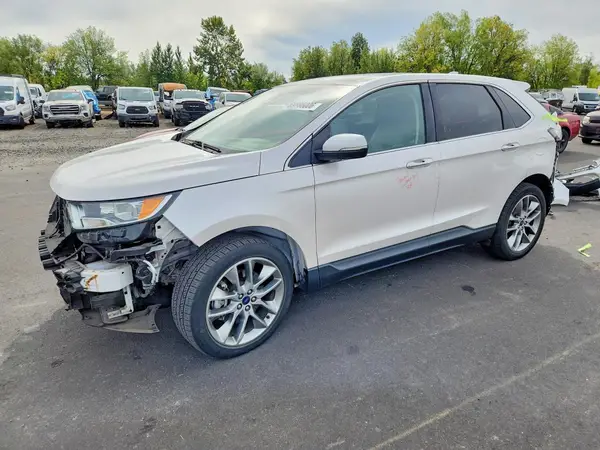 2FMPK4K90HBC10373 — 2017 Ford EDGE, Передняя часть (Front End), фото до ремонта