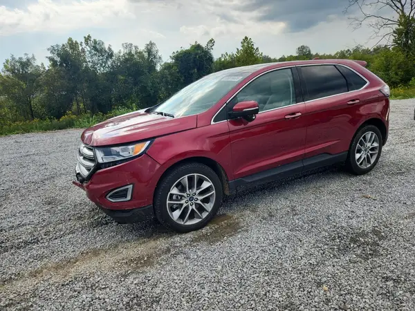 2FMPK4K98HBC11240 — 2017 Ford EDGE, Передняя часть (Front End), фото до ремонта
