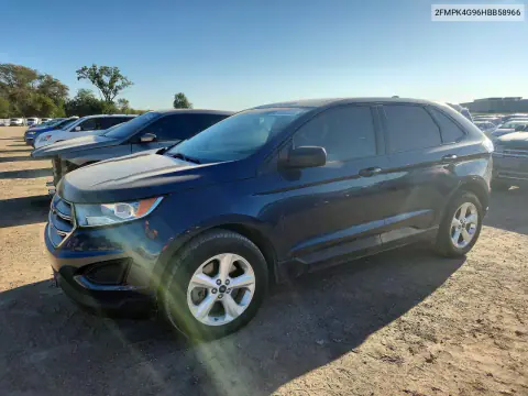 2FMPK4G96HBB58966 — 2017 Ford EDGE, Задняя часть, фото до ремонта