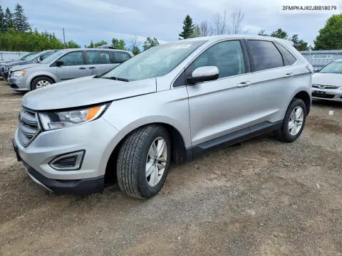 2FMPK4J82JBB18079 — 2018 Ford EDGE, Передняя часть, фото до ремонта